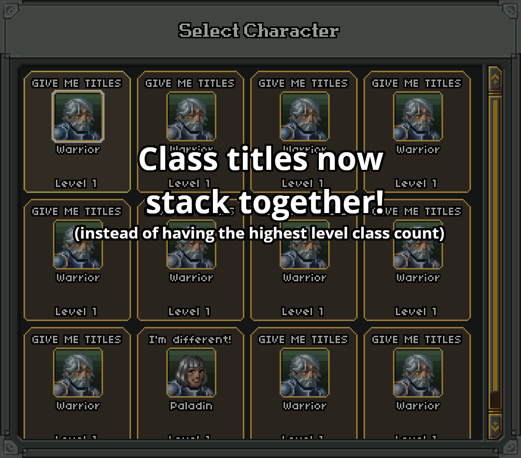 Hero Level Stacking