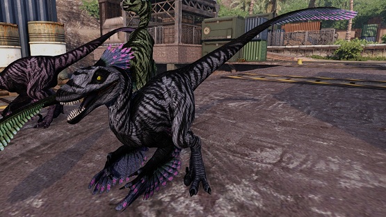 BlackLight Blue Novaraptor