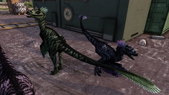 Blacklight Green Novaraptor