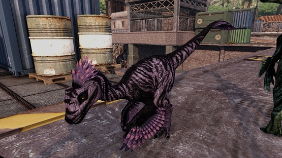 Blacklight Purple Novaraptor