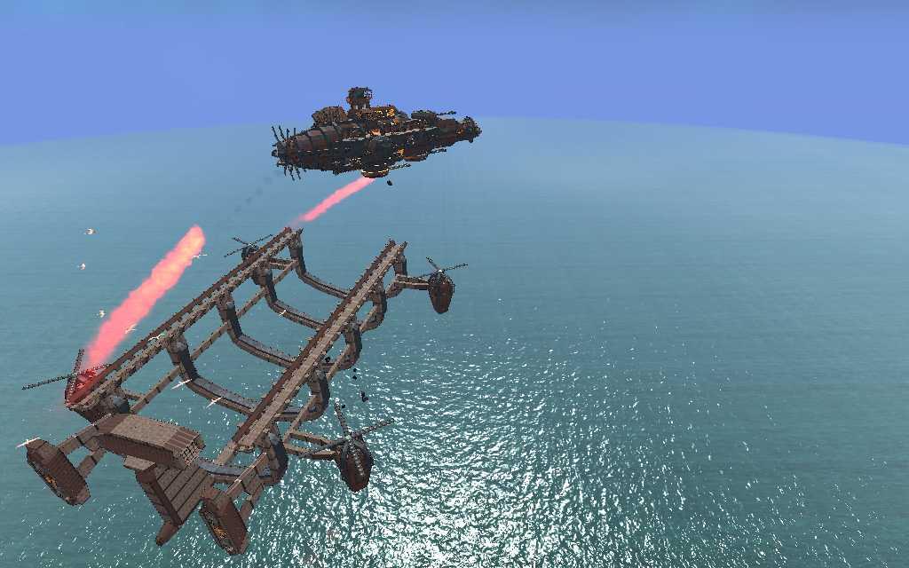 Flying Airship Gantry