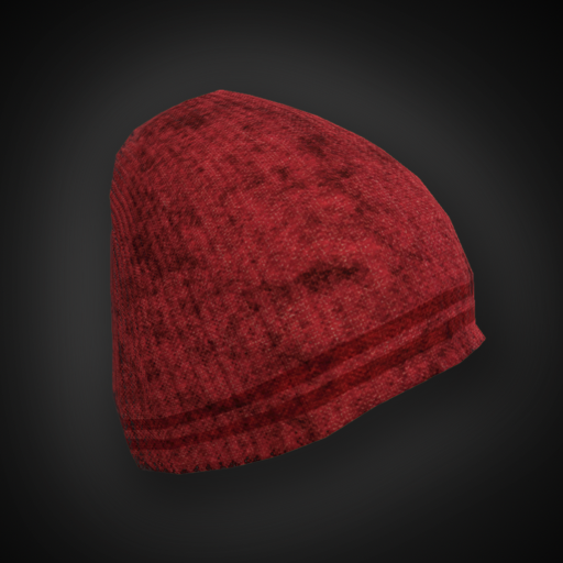 Worn Maroon Beanie