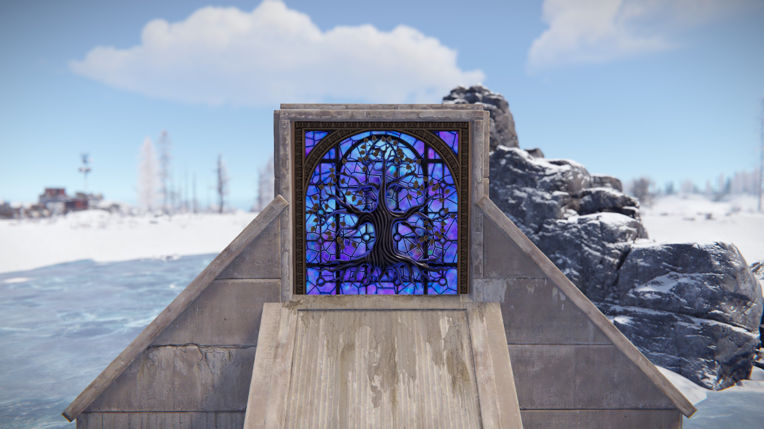 Mystic Tree Garage Door