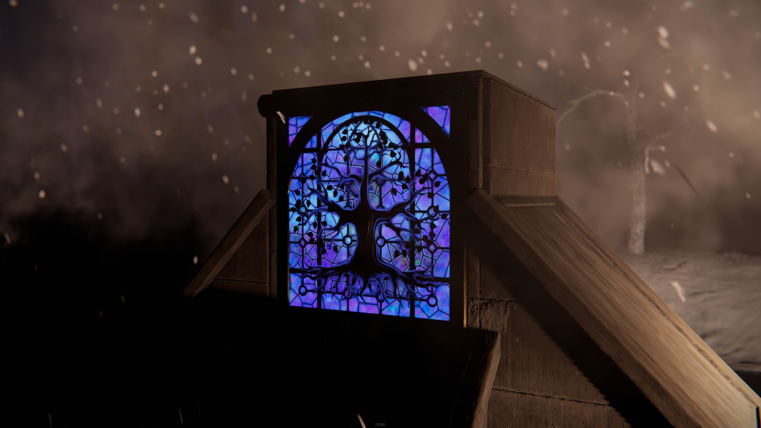 Mystic Tree Garage Door