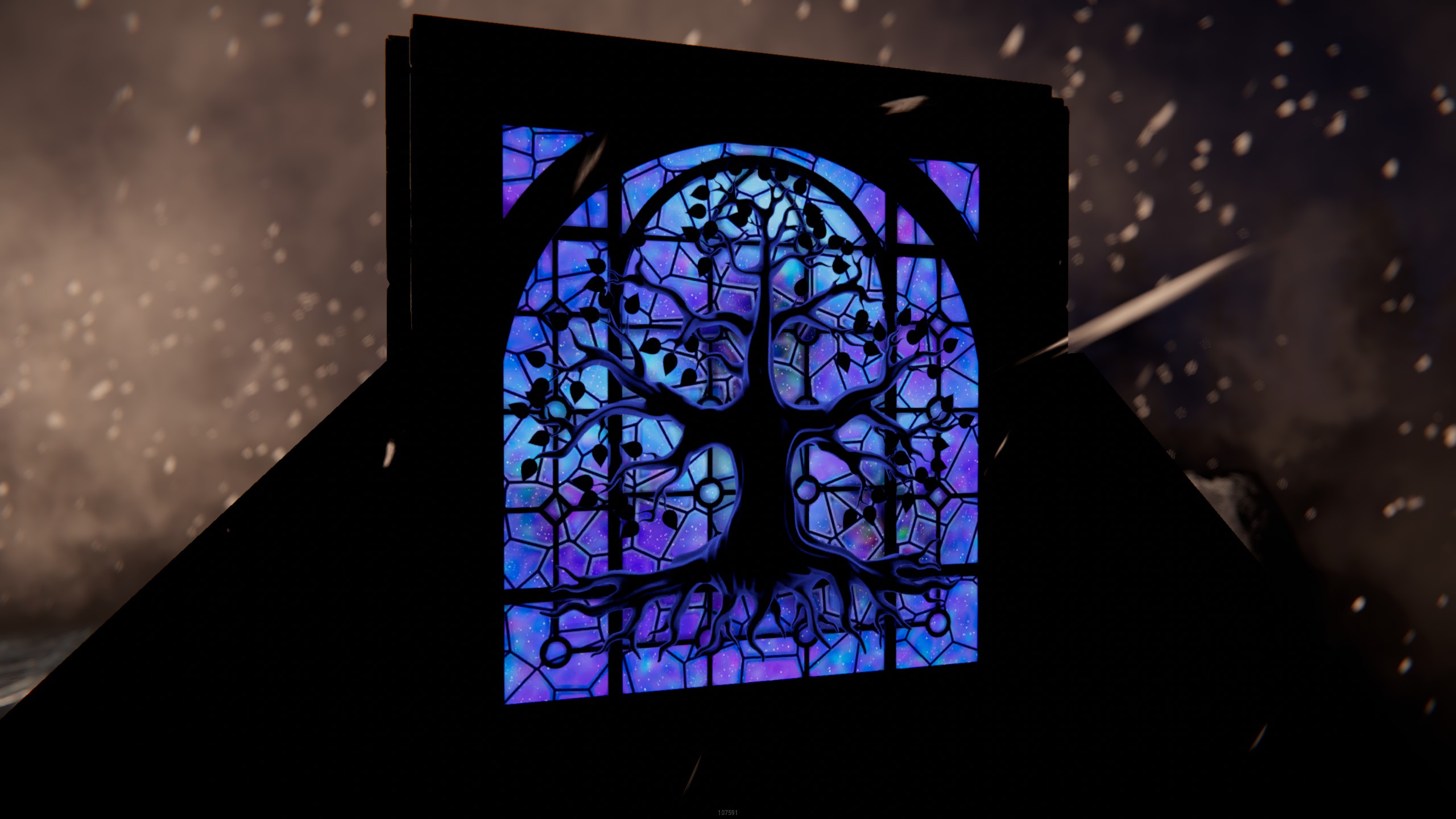 Mystic Tree Garage Door