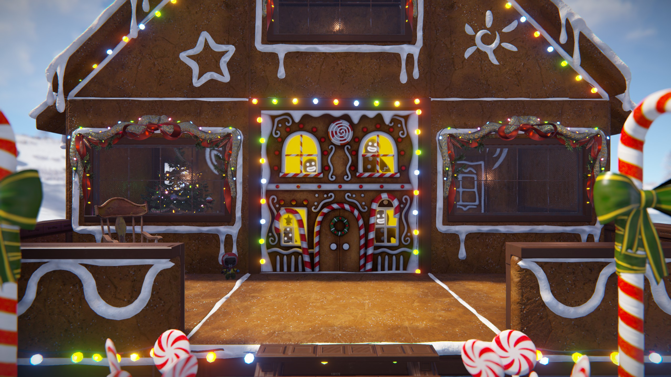 Gingerbread House Garage Door