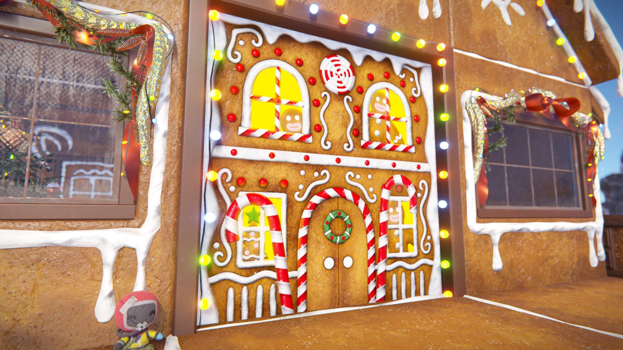 Gingerbread House Garage Door