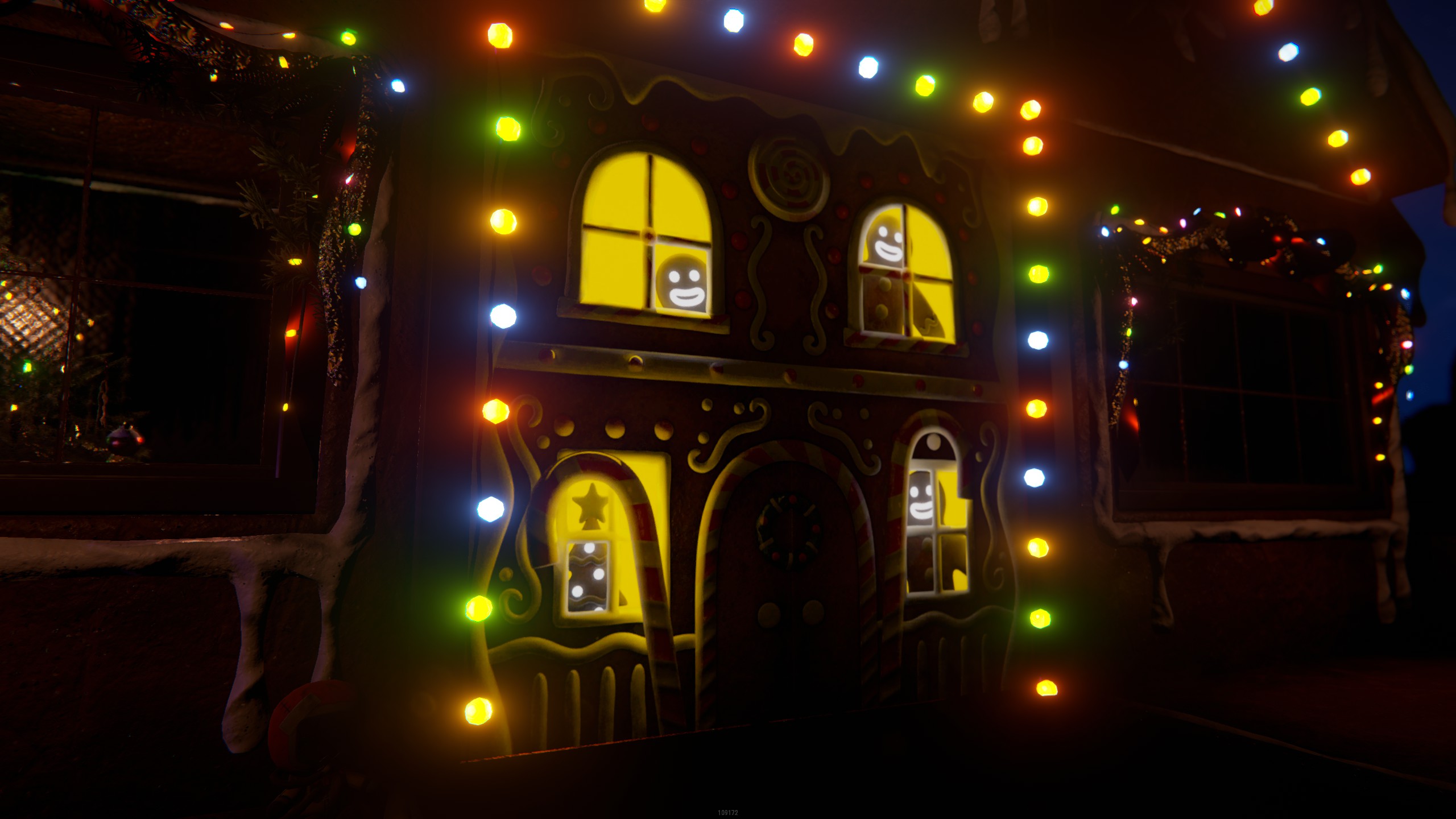 Gingerbread House Garage Door