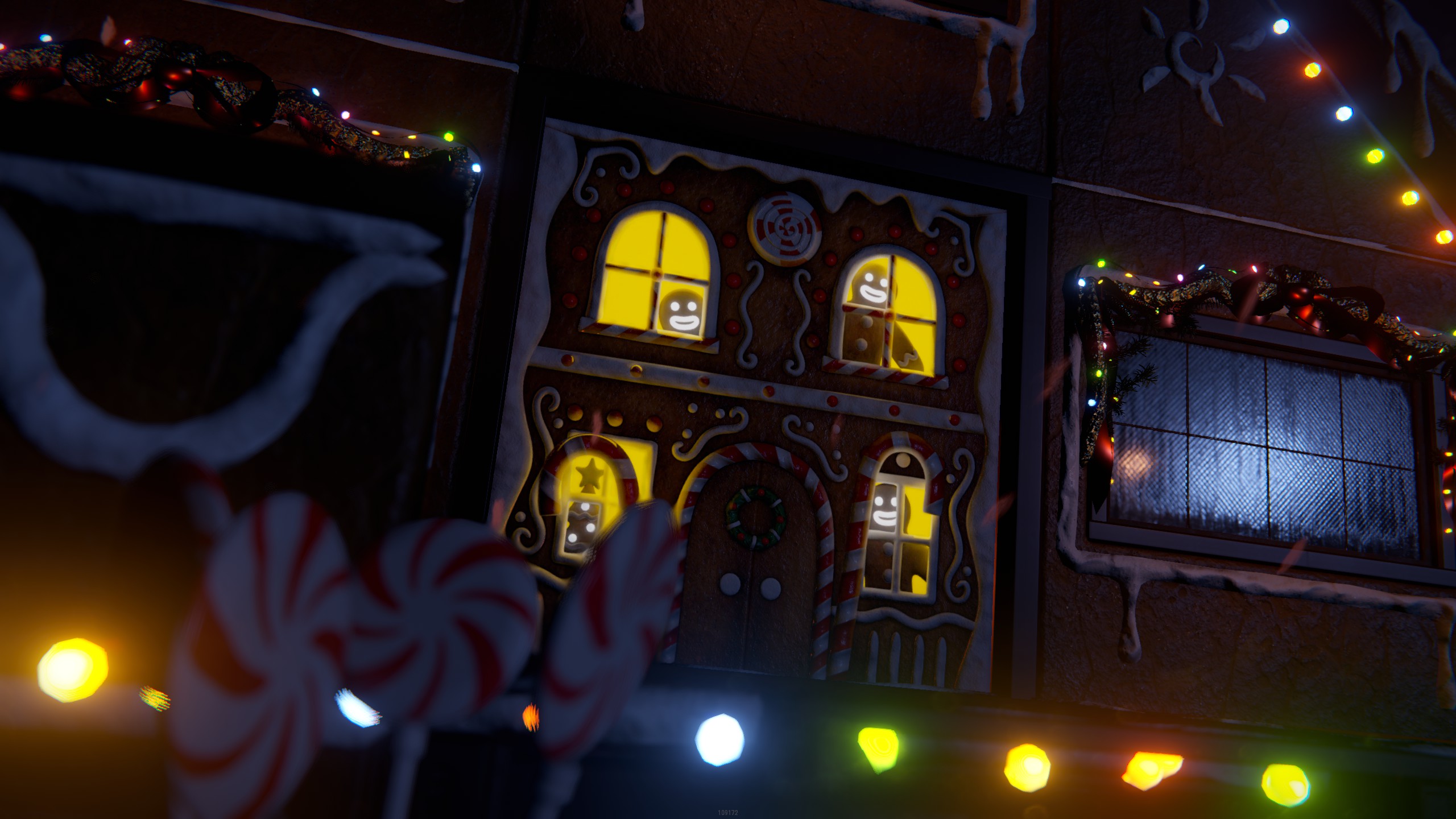 Gingerbread House Garage Door