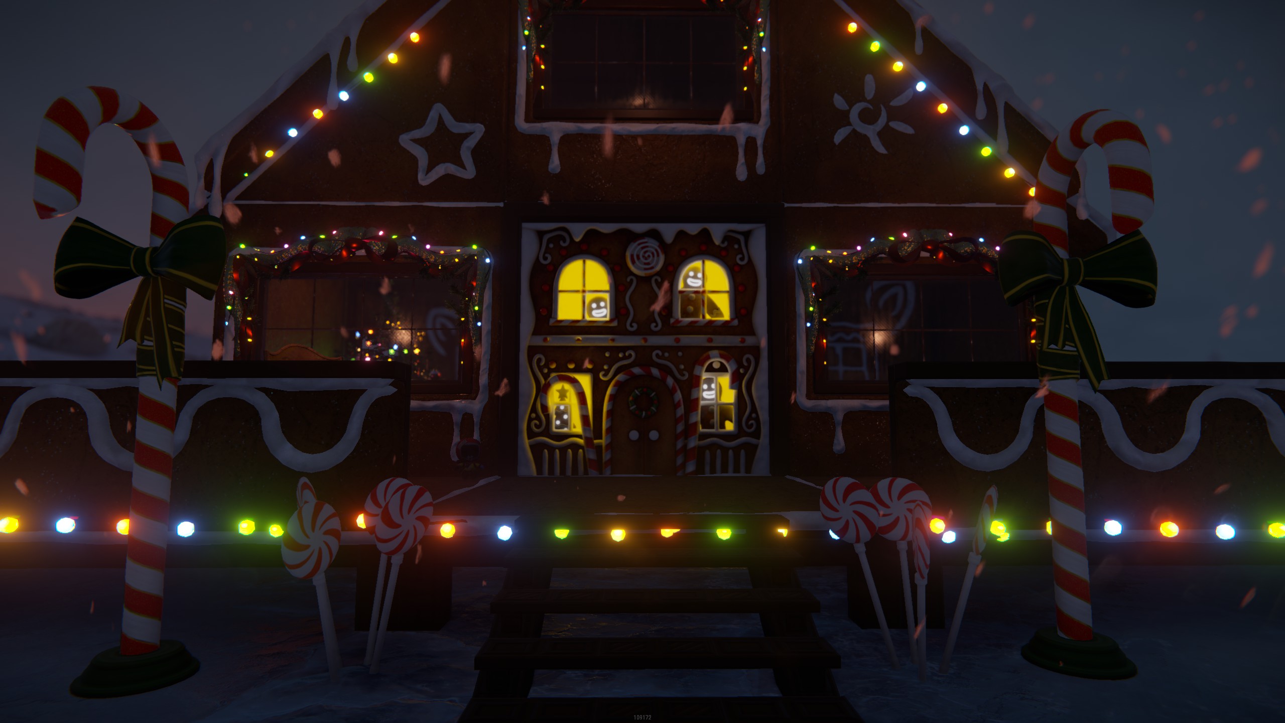 Gingerbread House Garage Door