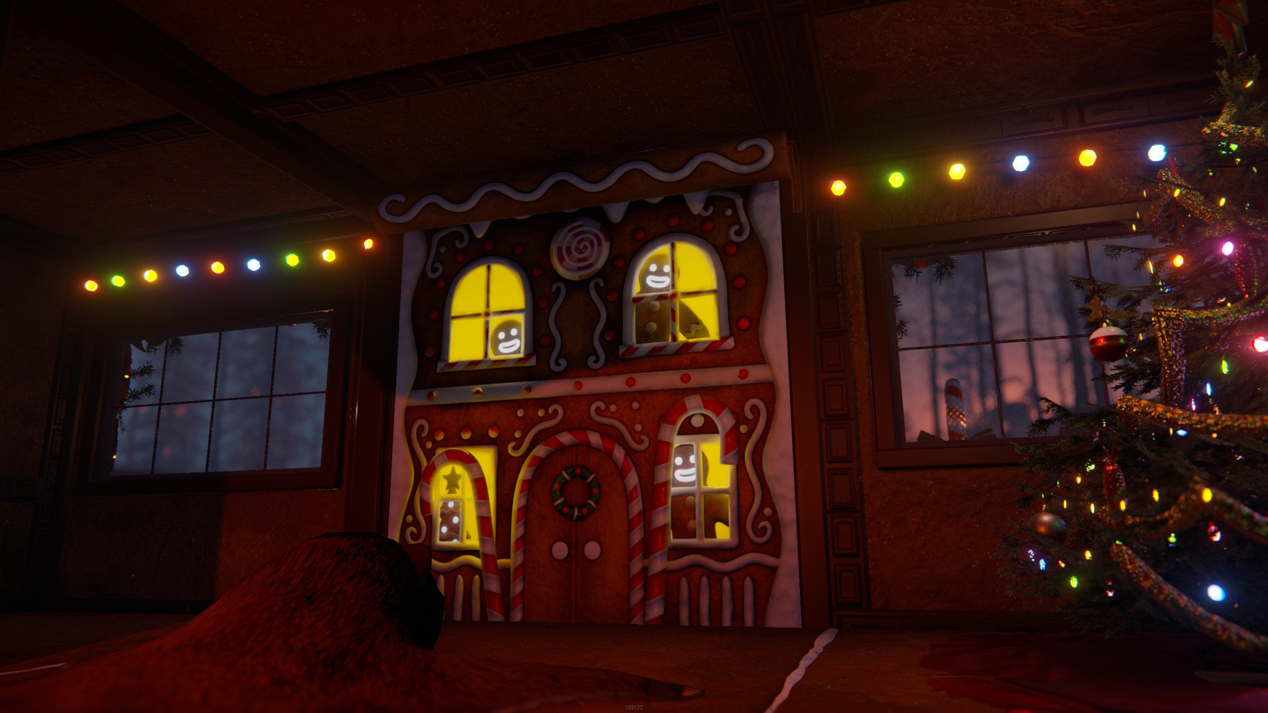 Gingerbread House Garage Door