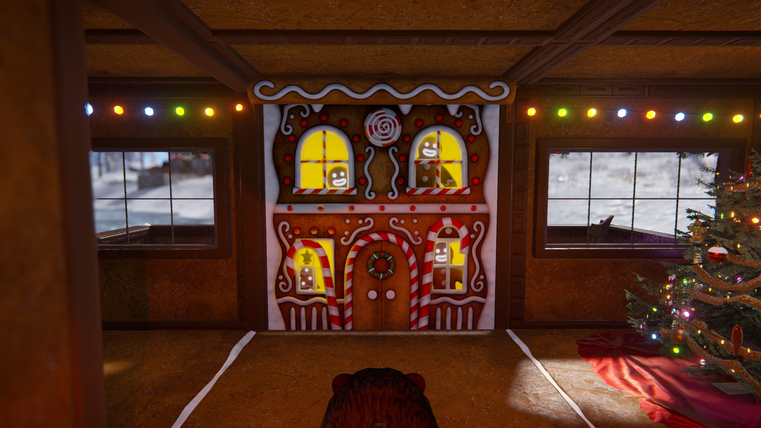 Gingerbread House Garage Door