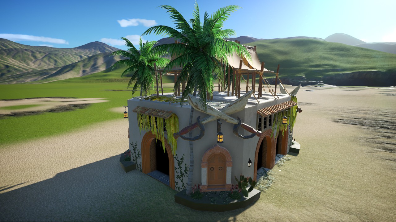 Pirate Staff Building