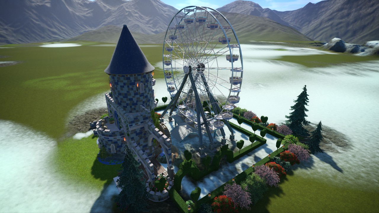 Big Wheel Ride Ferris Wheel Skin Blueprint