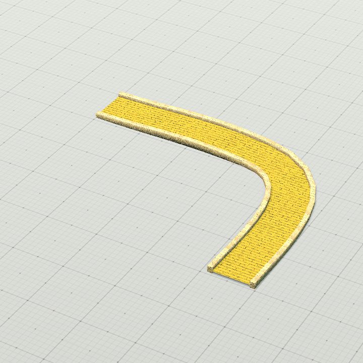 YBR Curved Left Path
