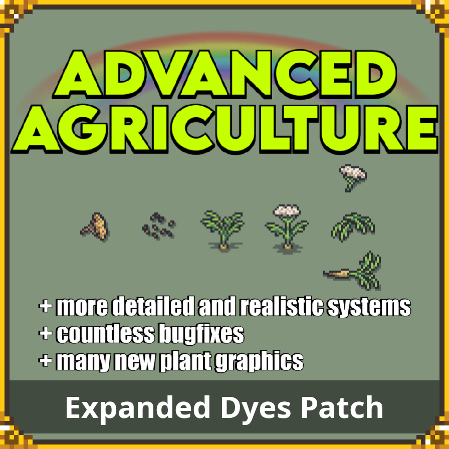 Expanded Dyes Patch for Advanced Agriculture