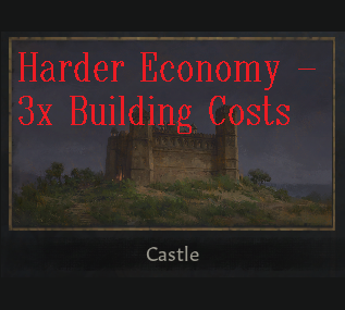 Harder Economy - 3x Building Costs