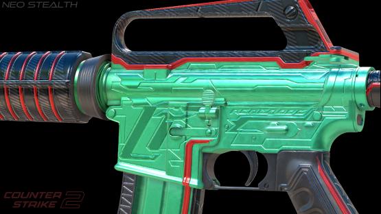 M4A1-S | NEO Stealth v3 (green)
