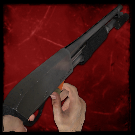 Chrome Shotgun W/O Vent Ribs / L4D1+2 Anims