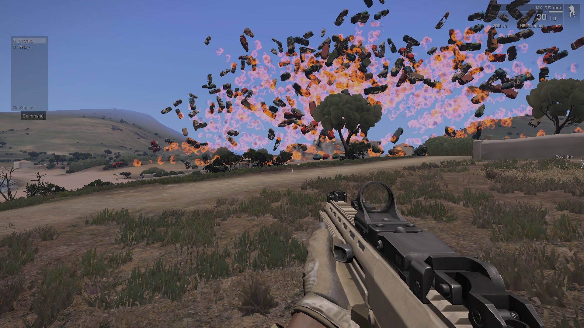 BOOM! CAR EXPLODY!