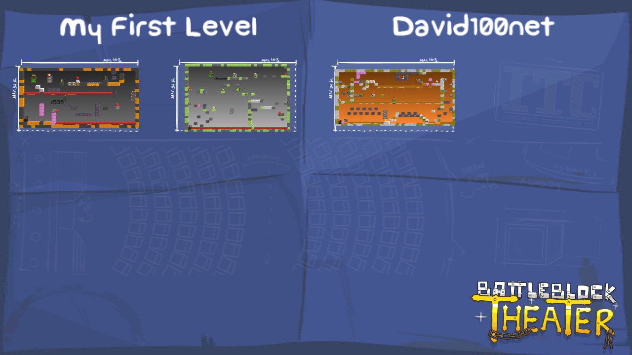 My First Levels