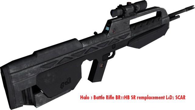 Halo 3 Battle Rifle BR55HB SR – Left 4 Dead 2 Mod