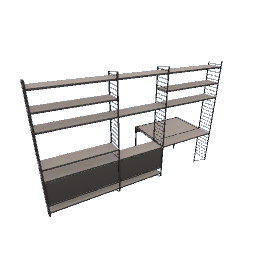 Modular Shelving Black
