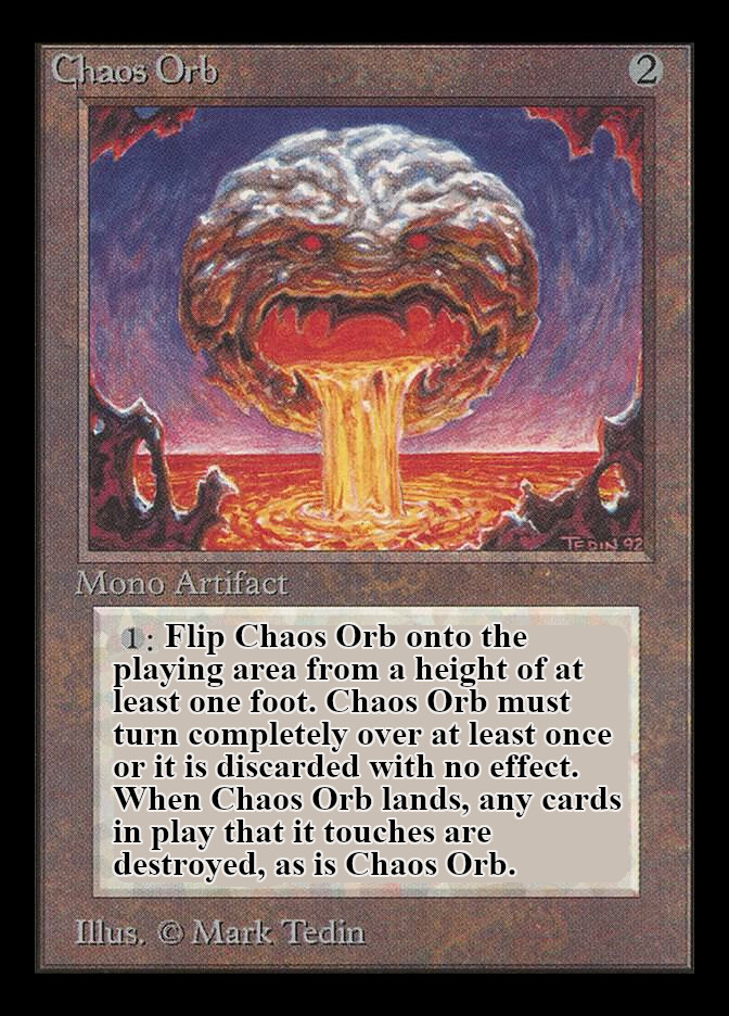 chaos cards mtg Steam Workshop::Canon Card (Select from among all legal targets.) Planar Chaos