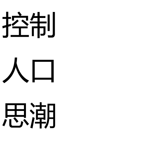 控制人口思潮