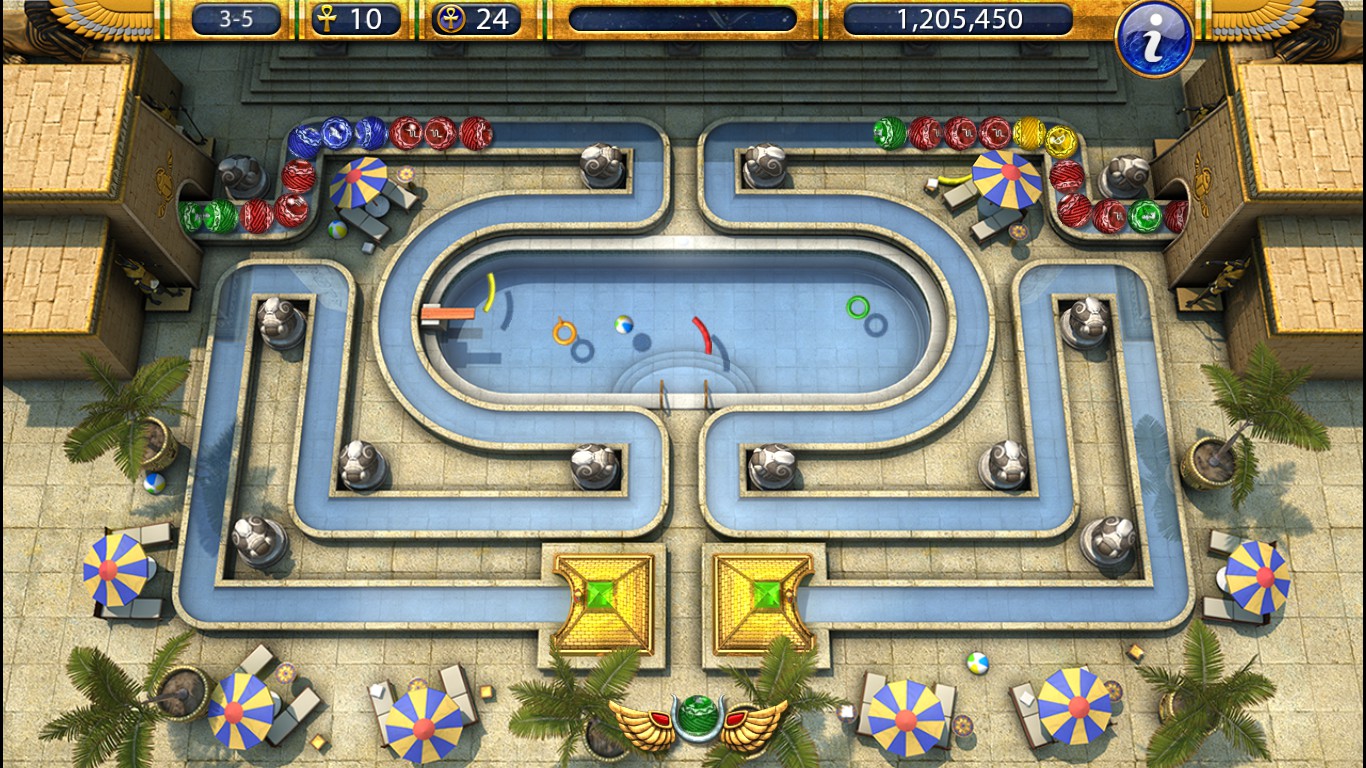 Геймплей Luxor 2 HD