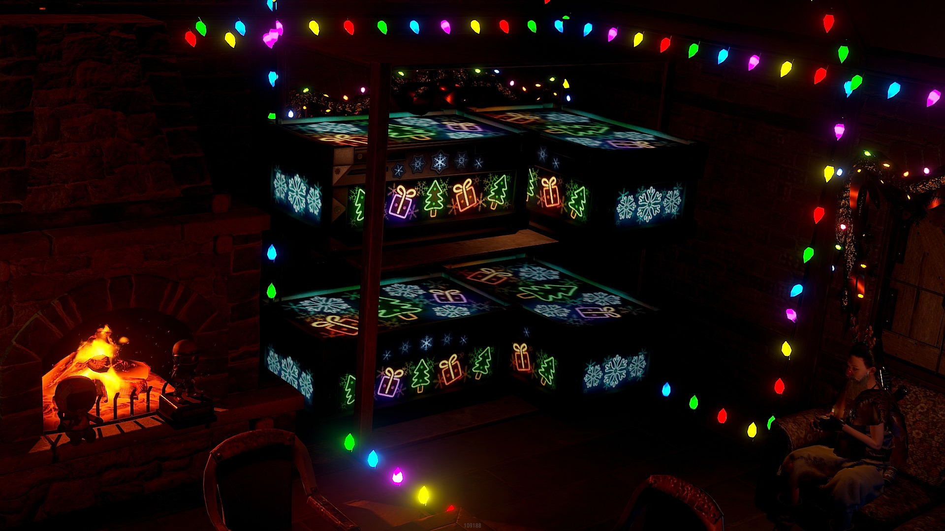 Neon Christmas Large Box