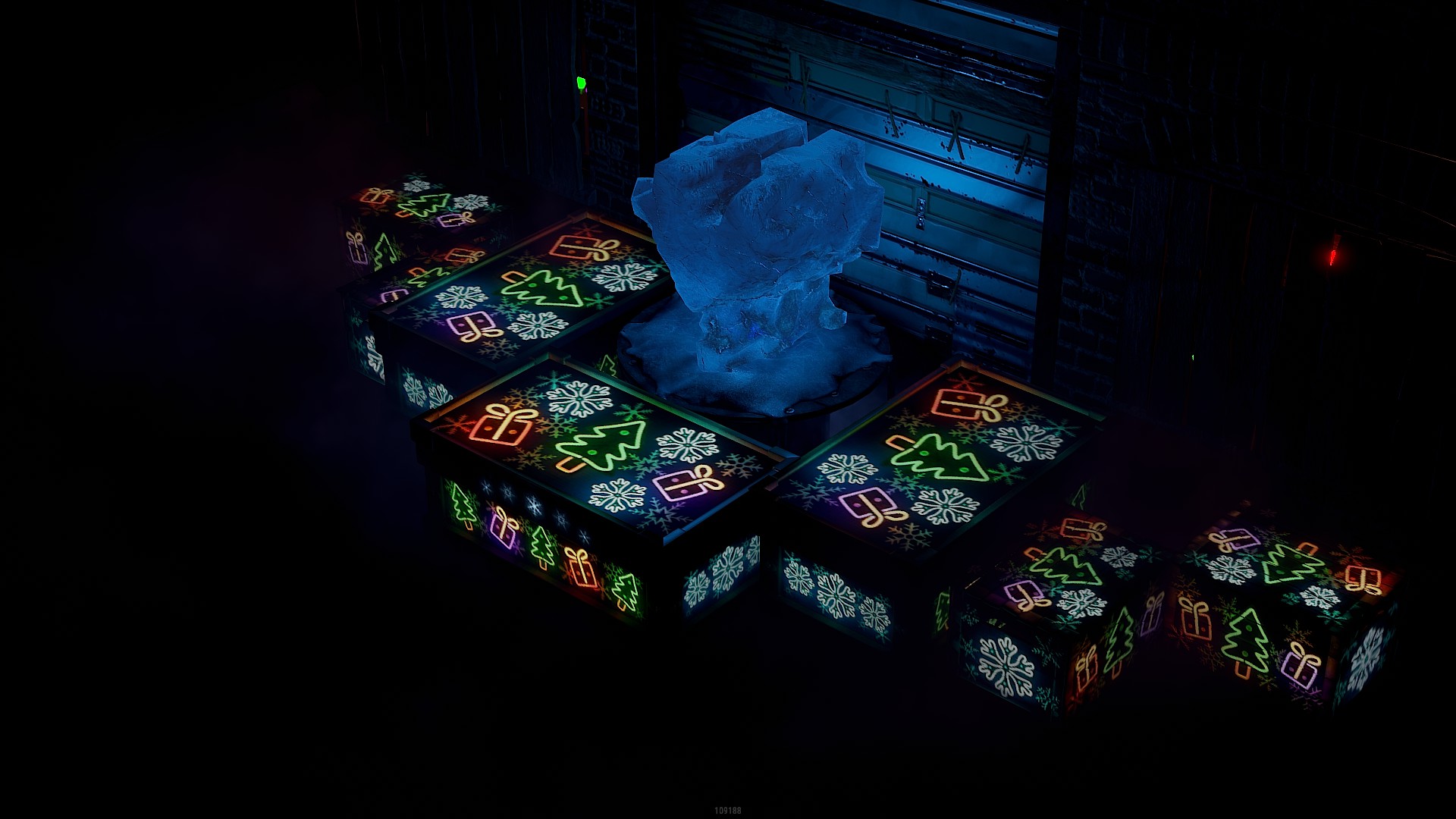 Neon Christmas Large Box