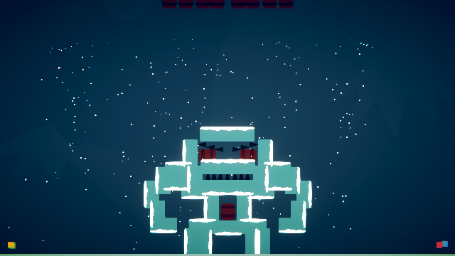 Ice golem under bomb site