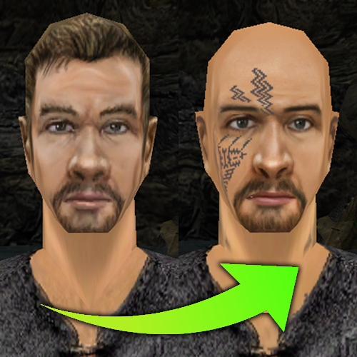 Bald Tattooed Hero