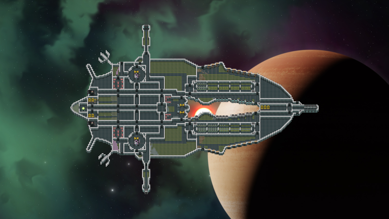 Stargate Wraith Hive Ship preview