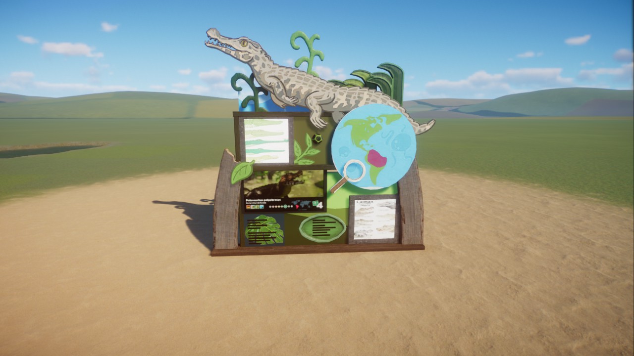 Caiman info sign