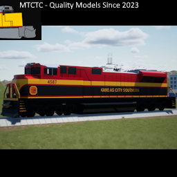 EMD SD70ACE Kansas City Southern Belle Thundercab