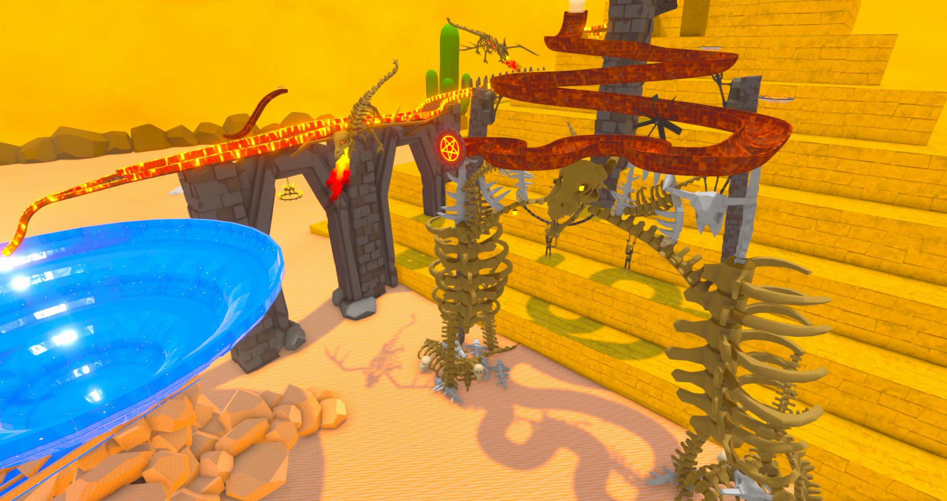 Competitive Racetrack 02-Desert Dungeon