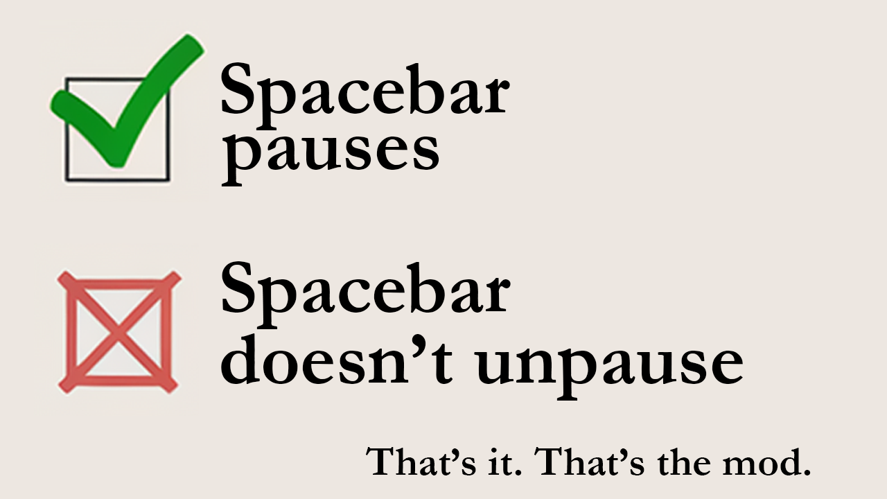 One-Way Pause Button