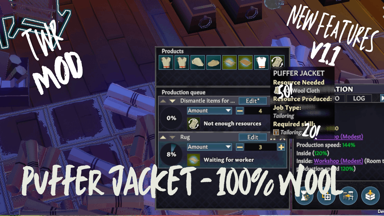 Wool Puffer Jacket