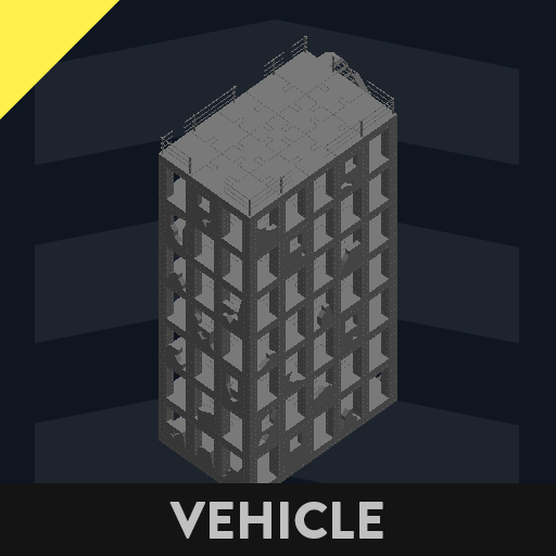 大蛮族重工製　廃ビル　Destructible building
