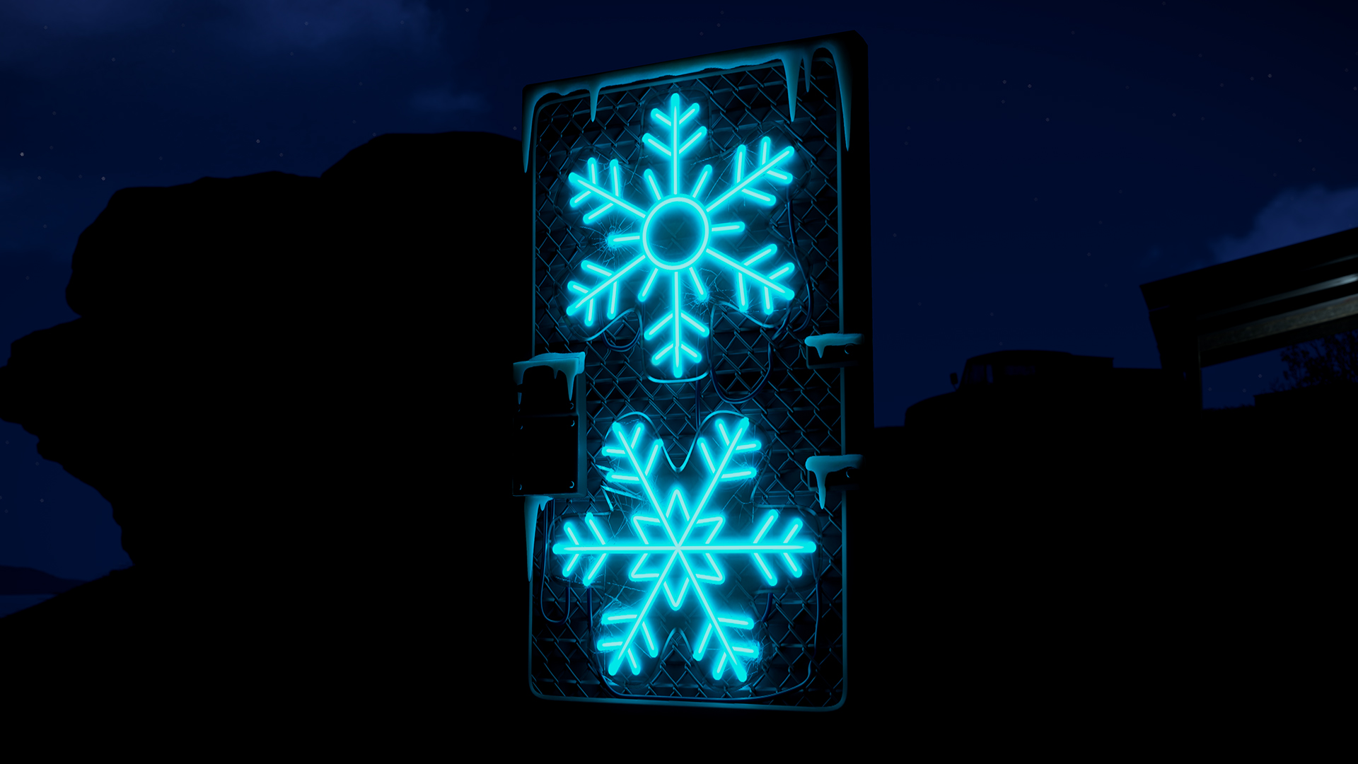 Snowfall Door
