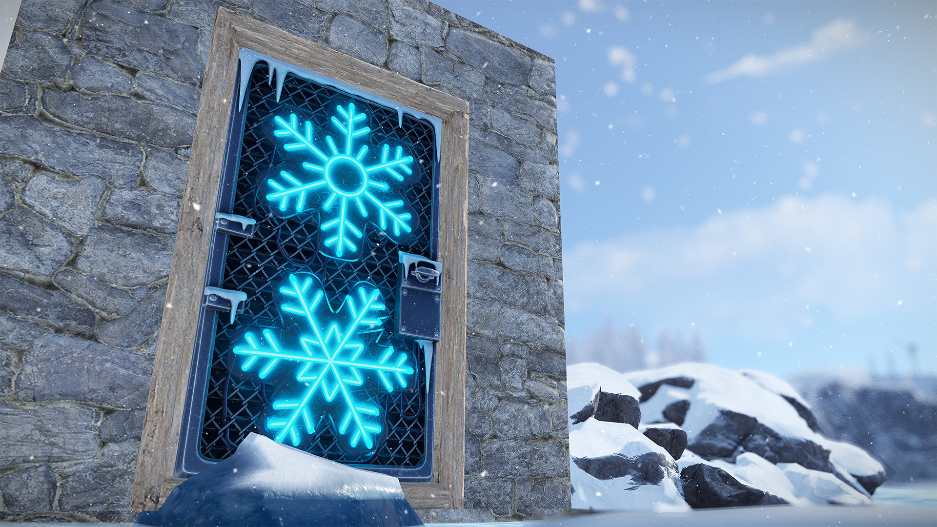 Snowfall Door