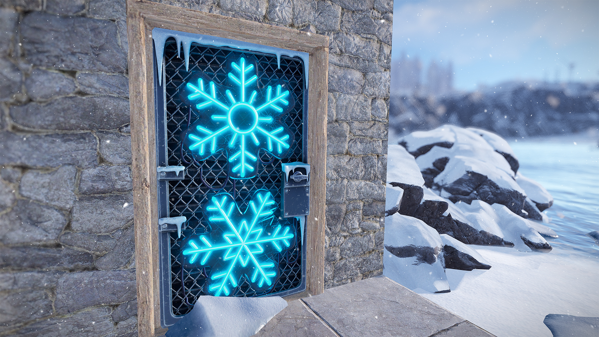 Snowfall Door
