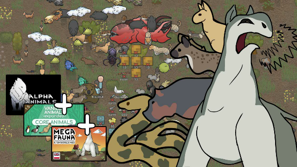 [AP] Megafauna uses VE and AA sounds mod preview for RimWorld