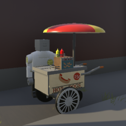 Hot dog cart
