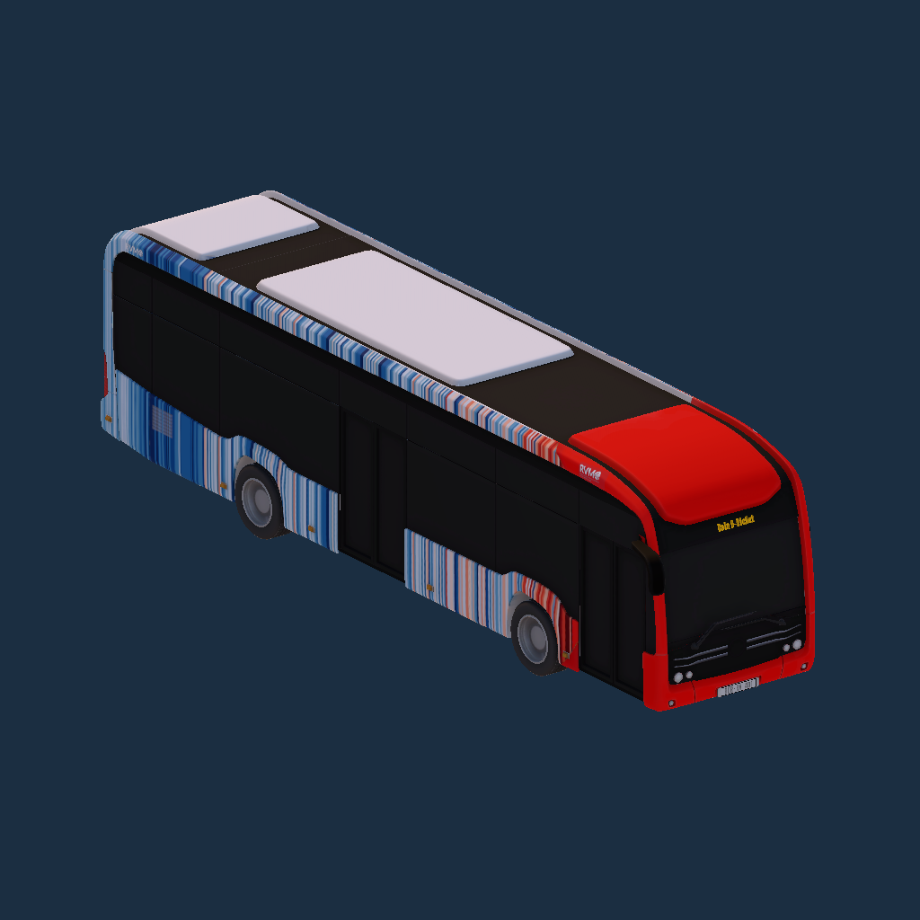 RVM eCitaro - Solobus (Klimastreifen)