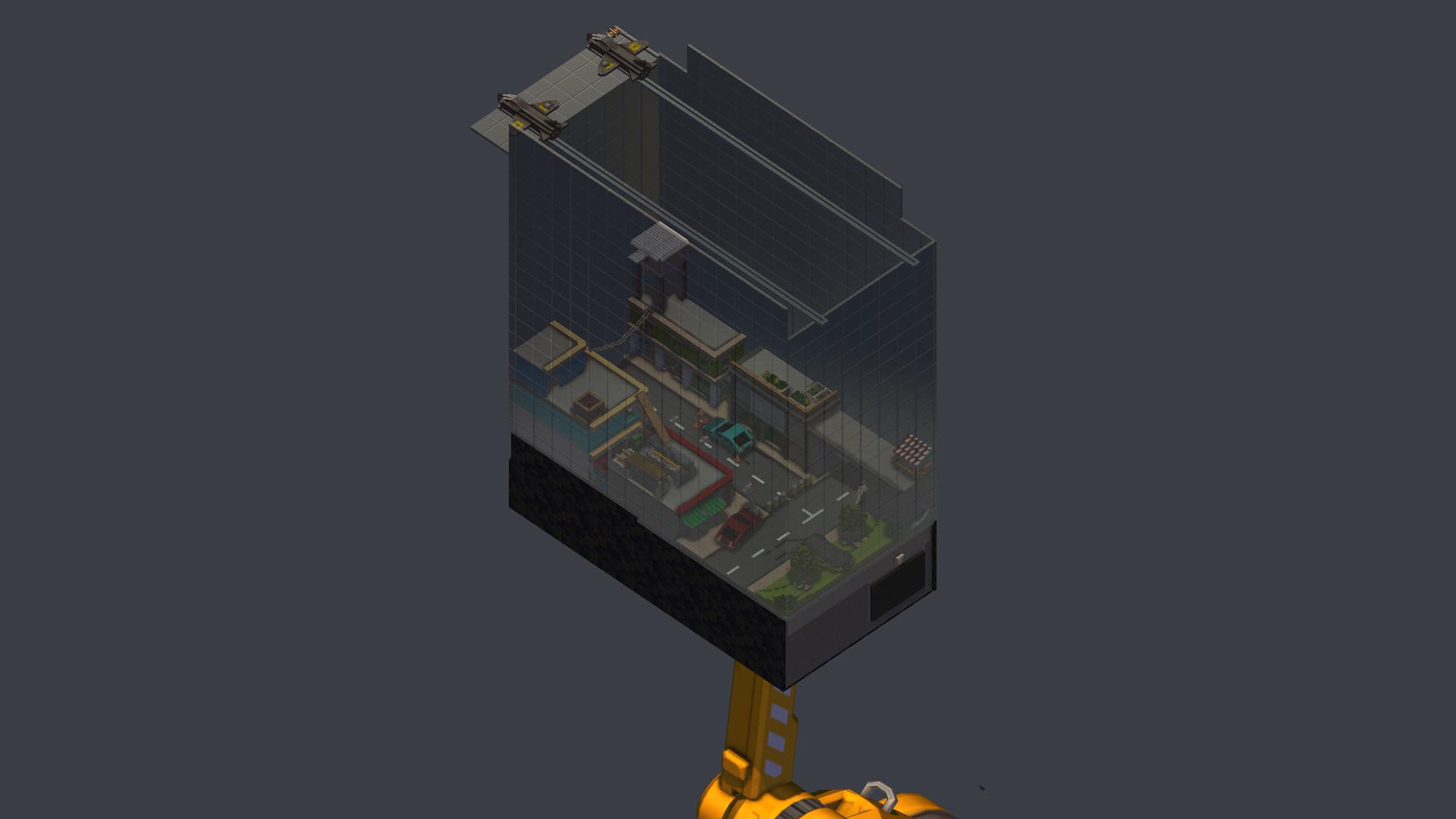 Explosive town hide and seek