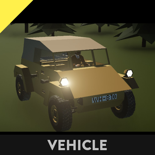 大蛮族重工製　新型軍用4輪車　K-08（キューベルワーゲン風味）Military 4-wheelers（Kübelwagen）