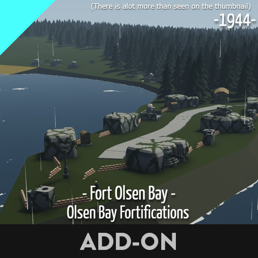 Fort Olsen Bay - Olsen Bay Fortifications - 1944